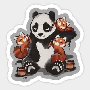 Panda Tattoo Sticker
